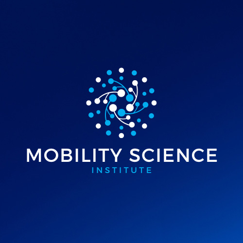 Mobility Science logo with blue gradient background